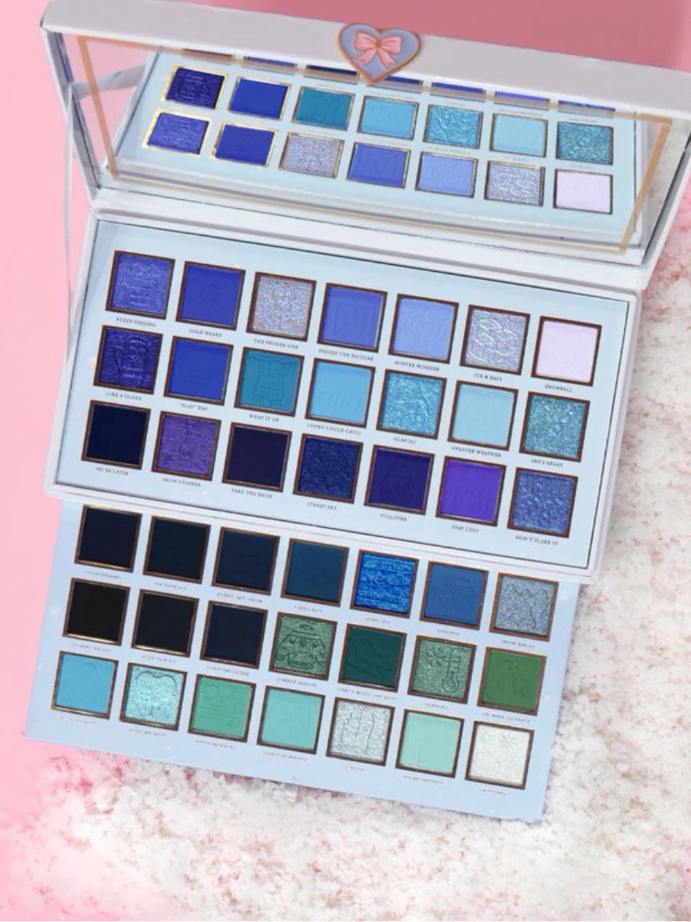 New Plouise If Looks Could Chill Eyeshadow Palette Blue Green Luxury Shades